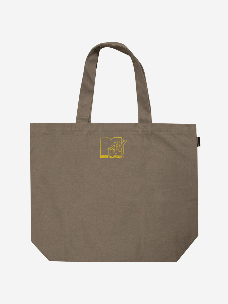Logo Grey Tote Bag