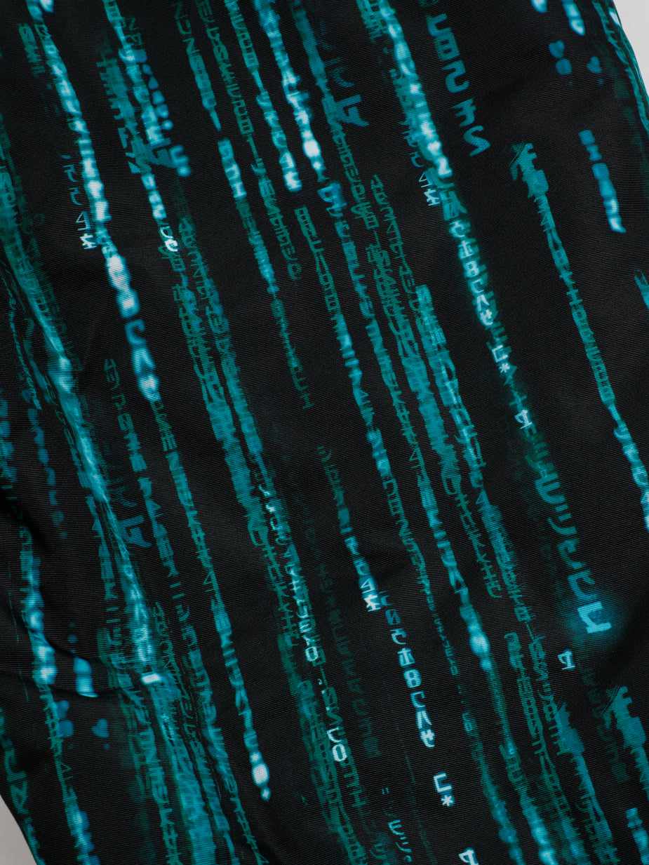 Matrix Code Print Suit The Matrix Code Varsity Jacket | Official Apparel & Accessories ...