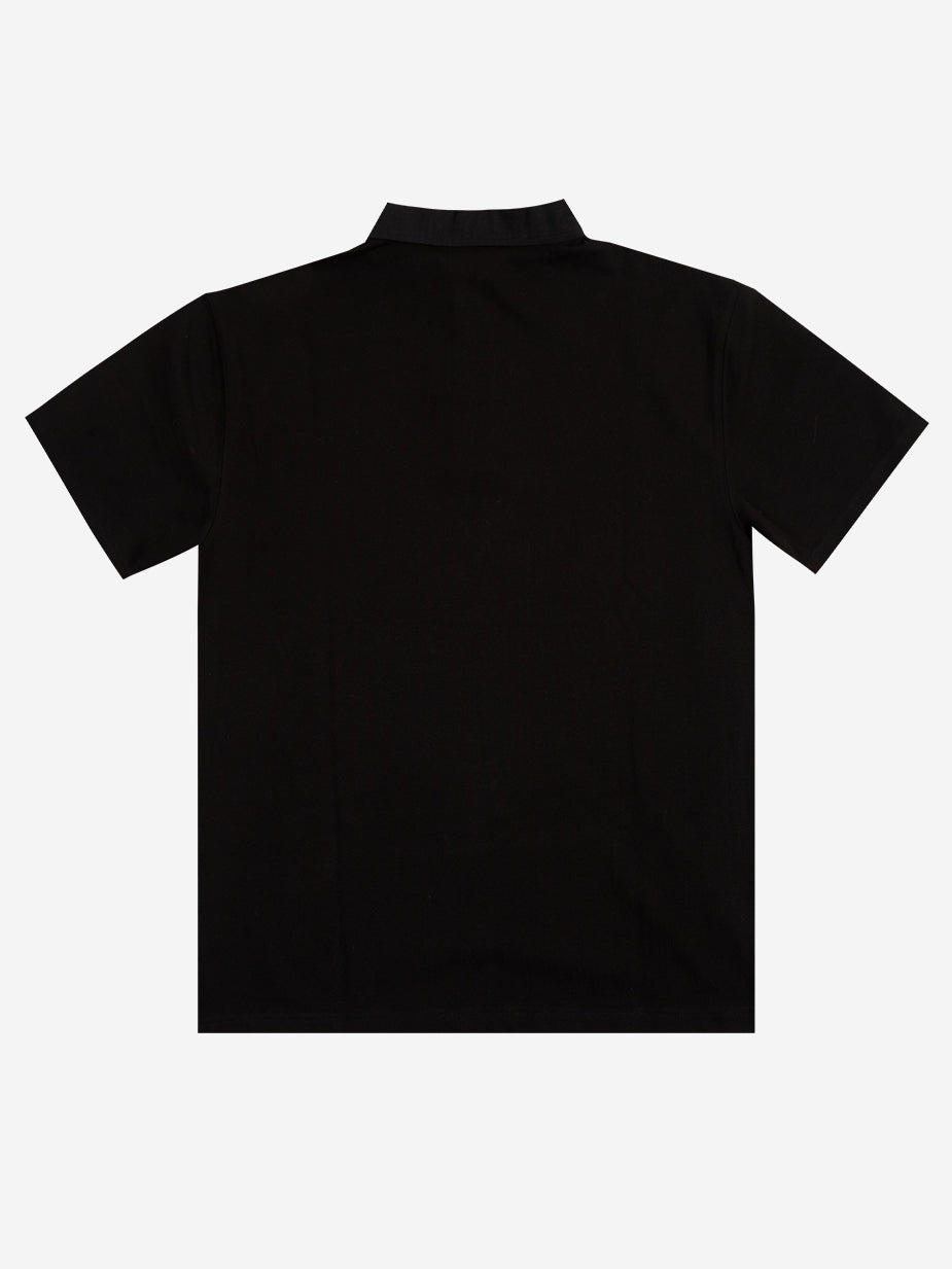 Logo Black Polo Shirt