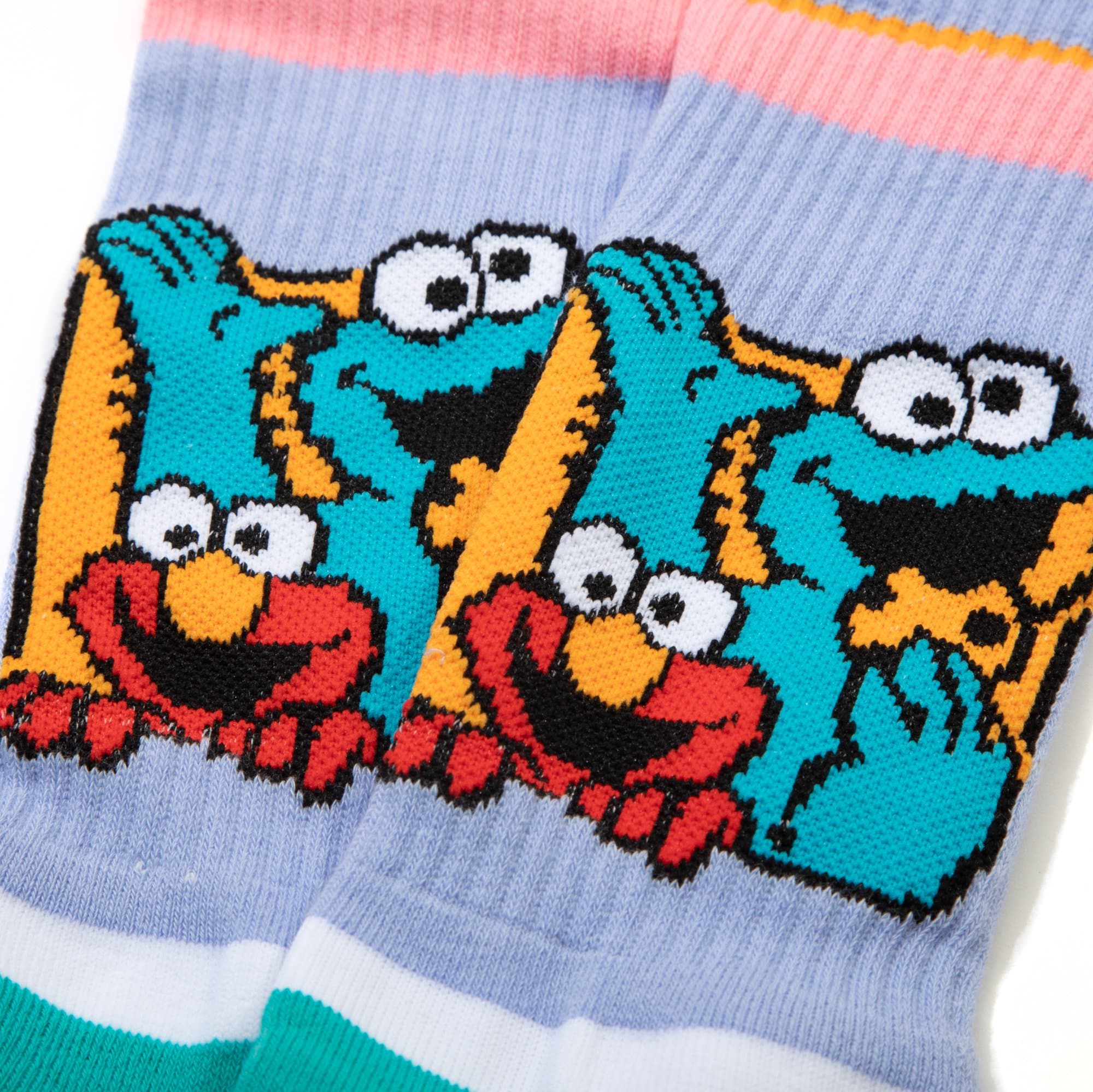 Elmo and Cookie Monster Socks