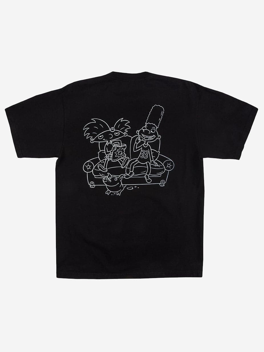 Hey Arnold! Couch Black Tee – DUMBGOOD