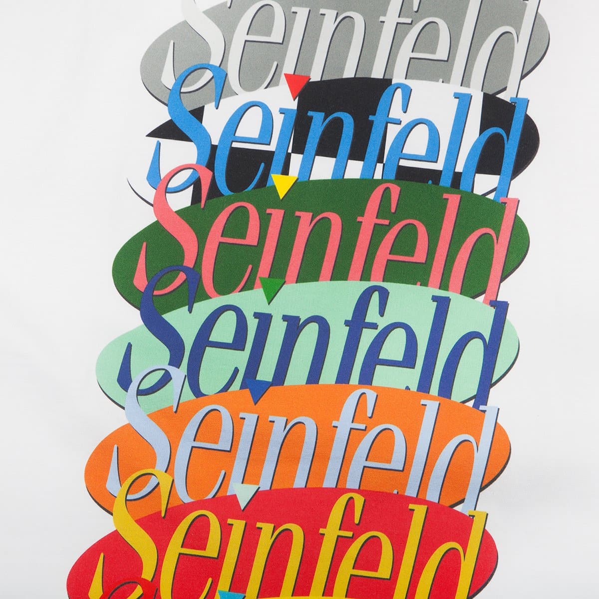 Seinfeld Multi Logo White Tee 