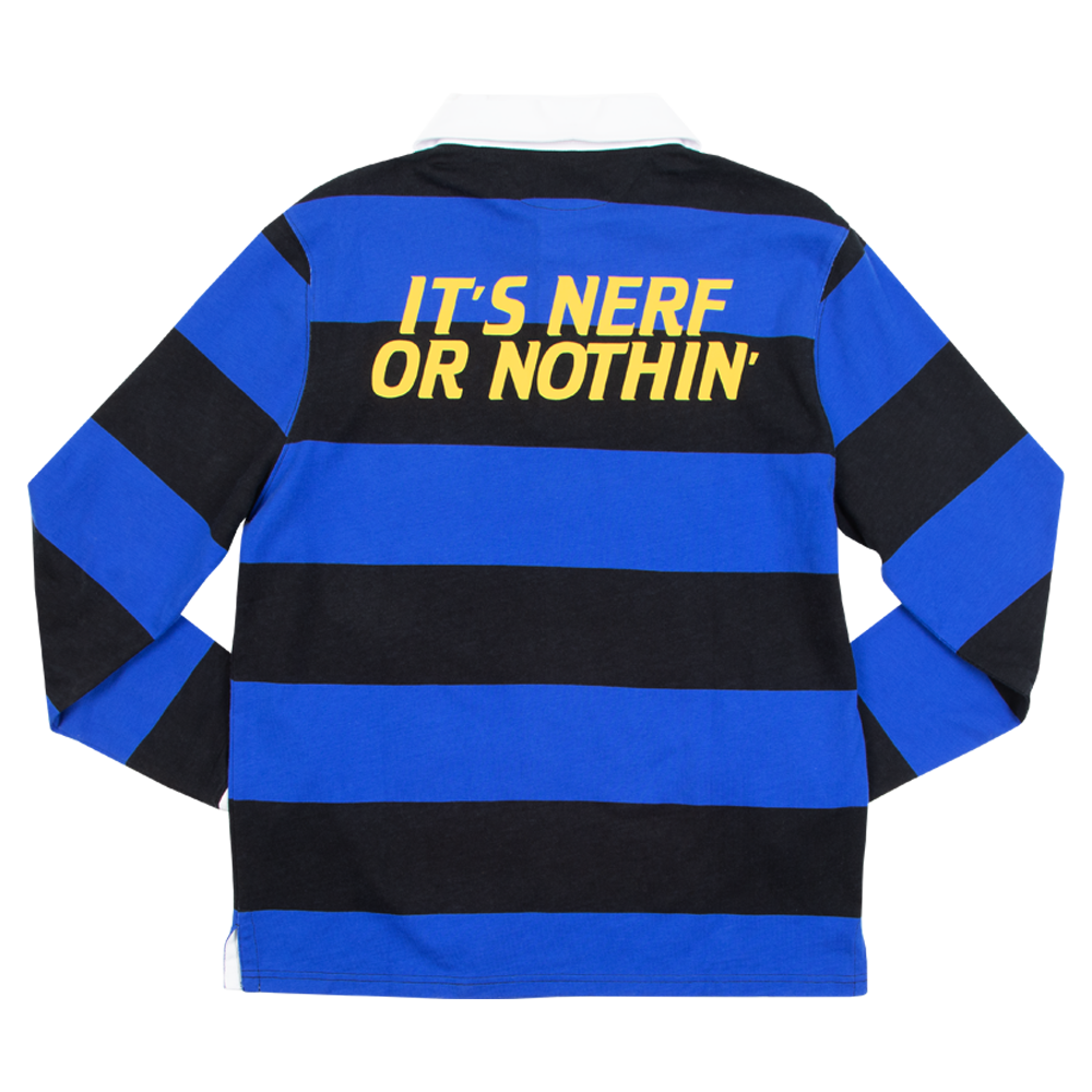 Nerf or Nothin' Striped Rugby Shirt