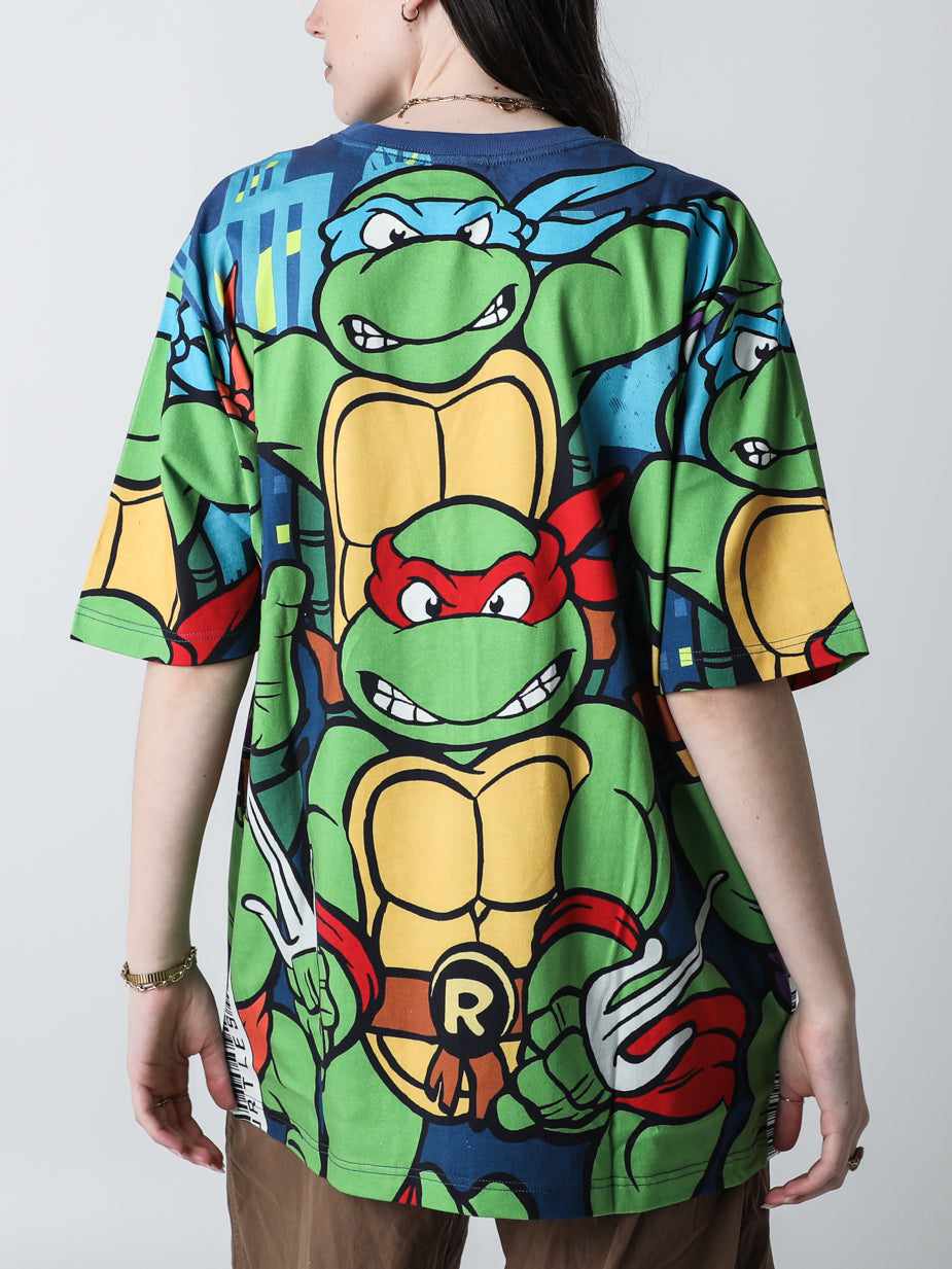 Ninja turtles store all over print shirt