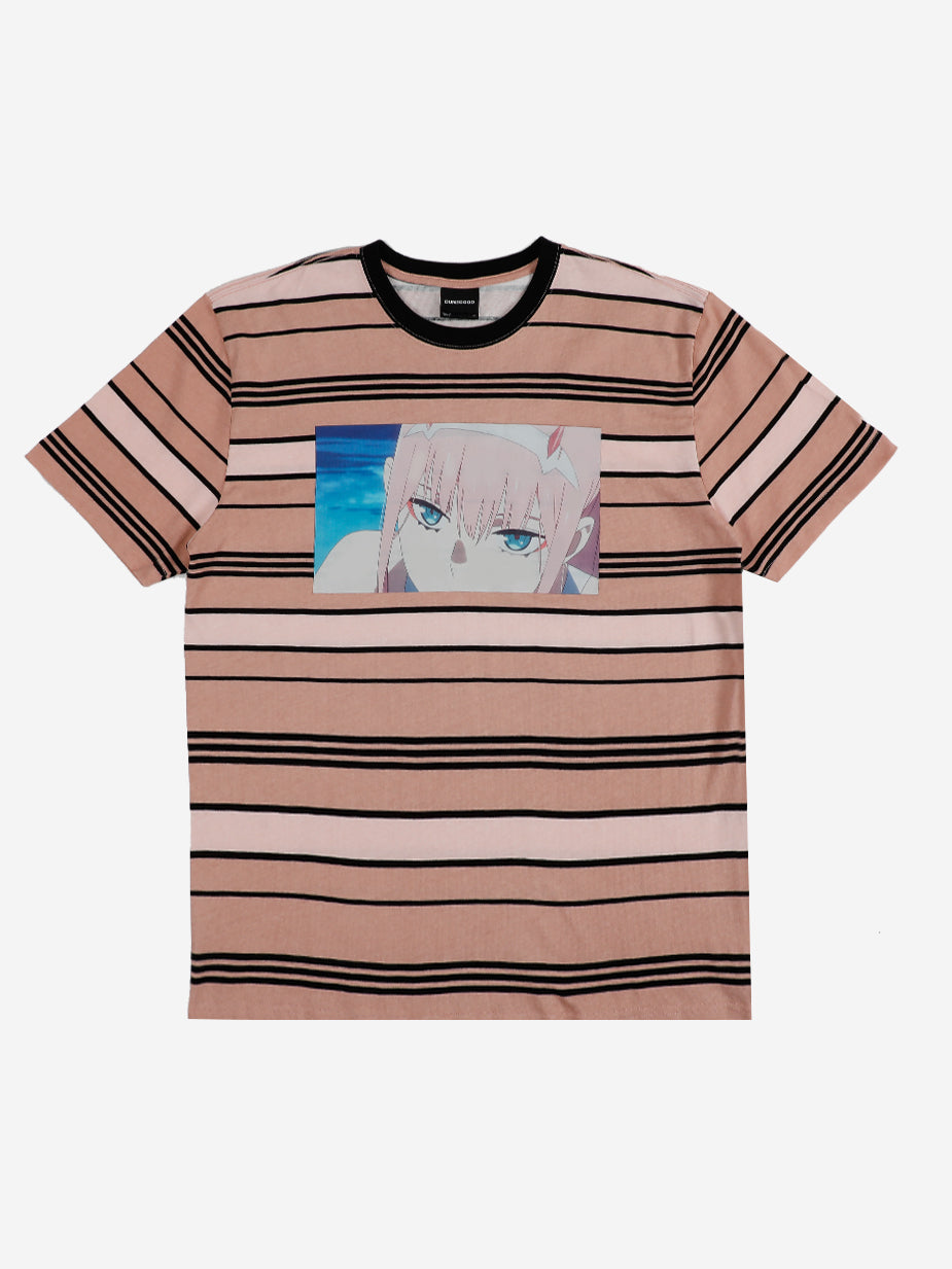 Darling In The Franxx Striped Tee
