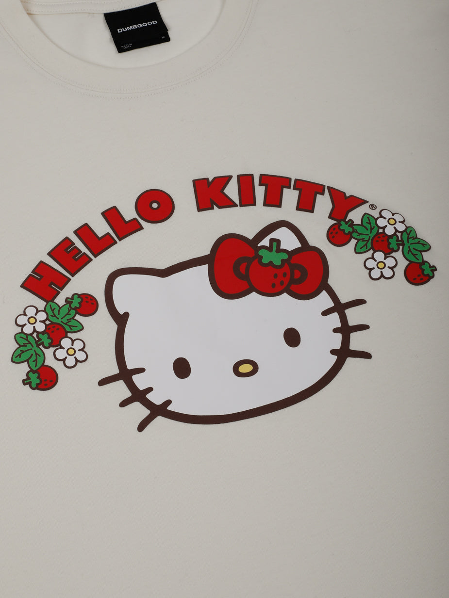 Hello Kitty Strawberries Puff Print Tee