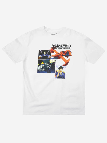 Cowboy Bebop Spike Swordfish II White Tee | Official Apparel