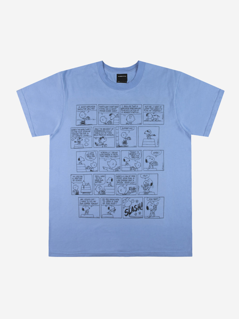 Snoopy Mealtime Blue Tee