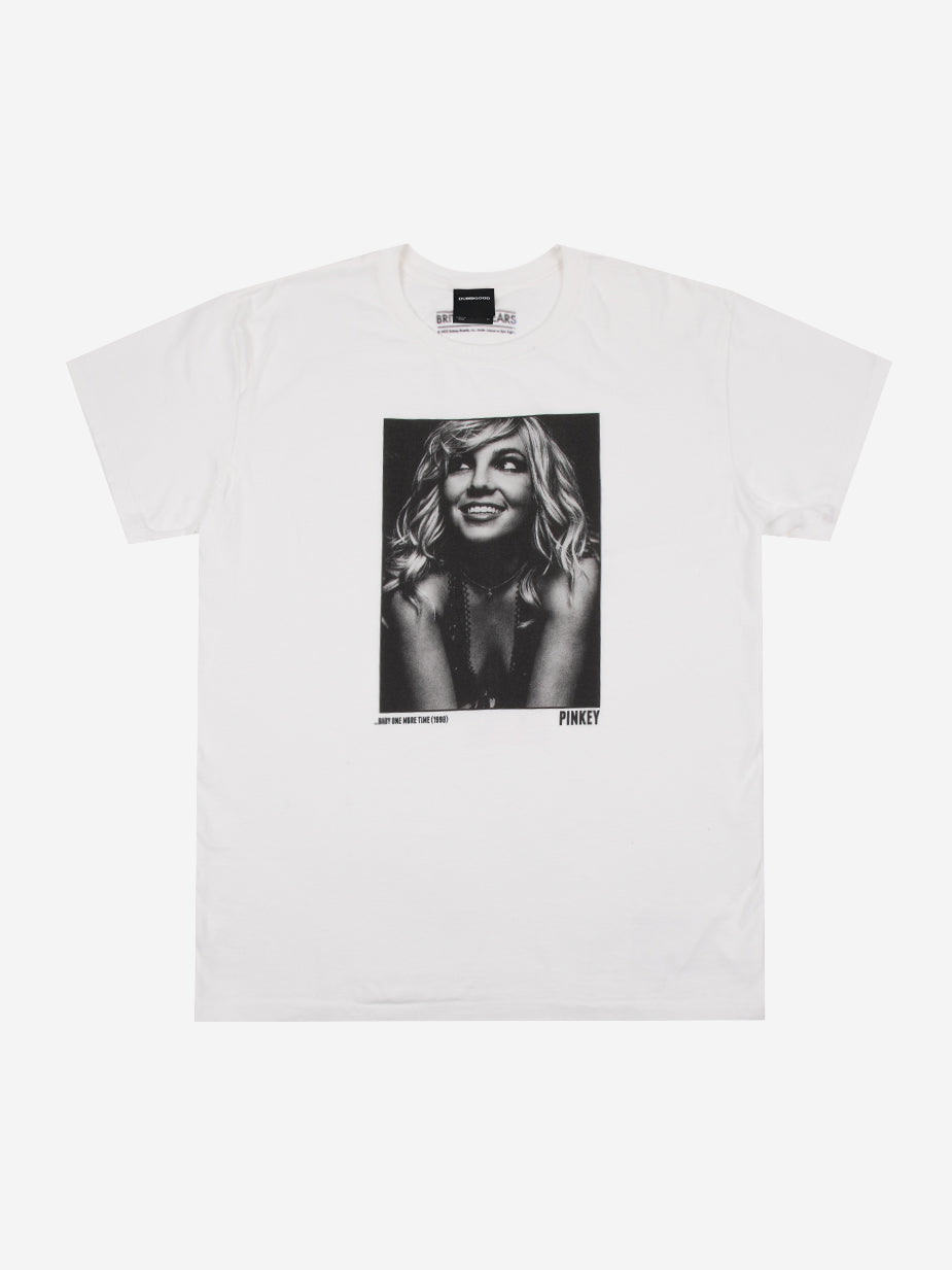 Baby One More Time White Tee