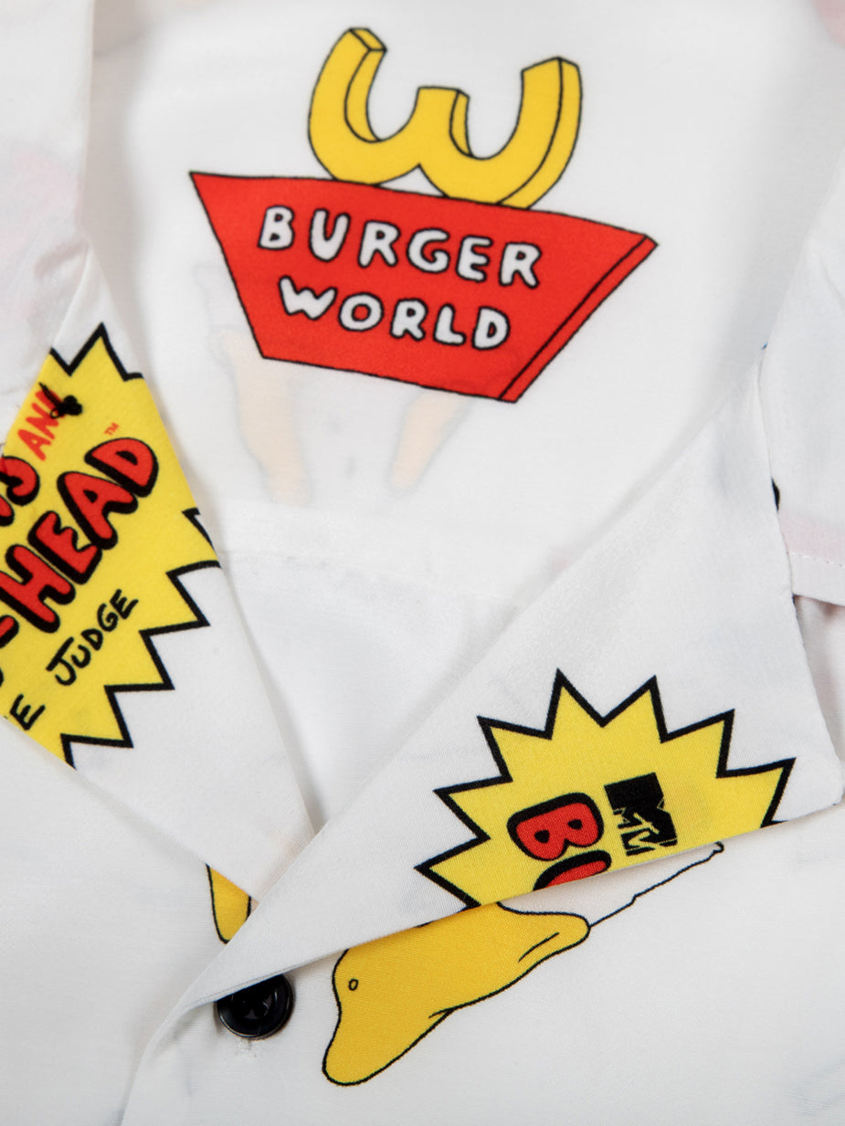 Burger World Button-Down Shirt