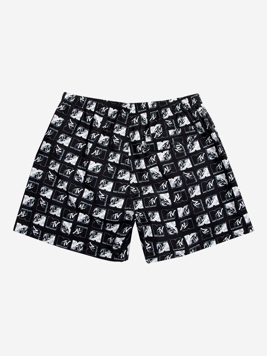 Checkered Logo Shorts