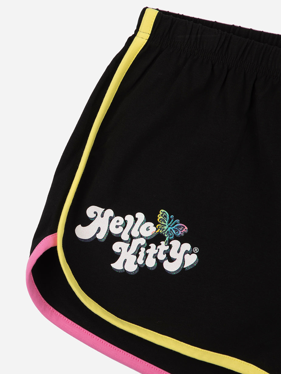Hello Kitty Butterfly Glitter Shorts