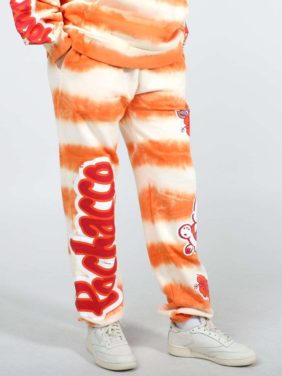 Pochacco Puff Print Tie Dye Sweatpants