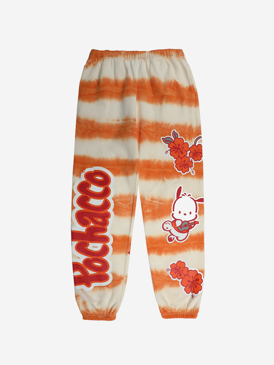 Pochacco Puff Print Tie Dye Sweatpants