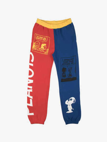 Puff Print Color Block Sweatpants